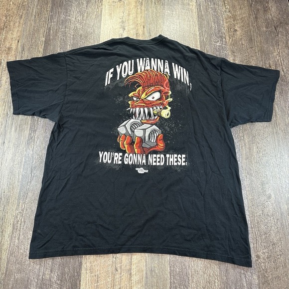 Gildan Other - VTG Piranaz Racing Deez Nutz Tee GILDAN Black T-Shirt NHRA Men's‎ Size 2XL
